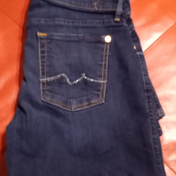 SIZE 7 For All Mankind Jeans..Flare - Picture 3 of 3